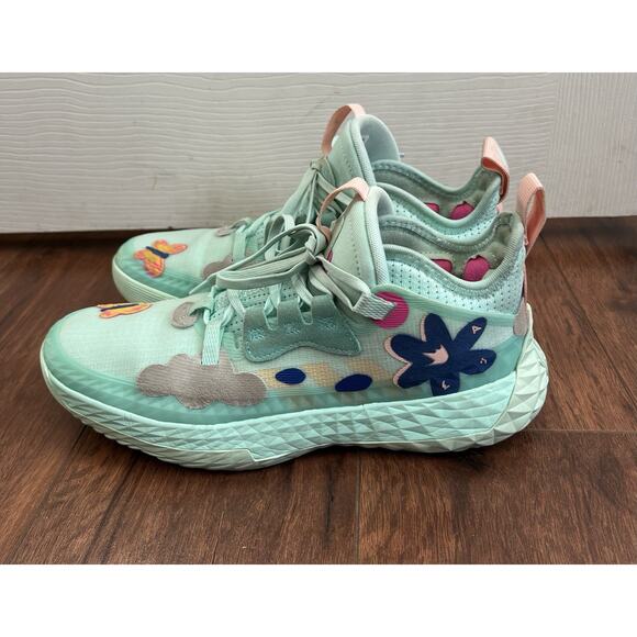 ADIDAS Mens Clear Mint Harden Vol. 5 Futurenatural Support Basketball Sneakers 6 - Picture 3 of 12